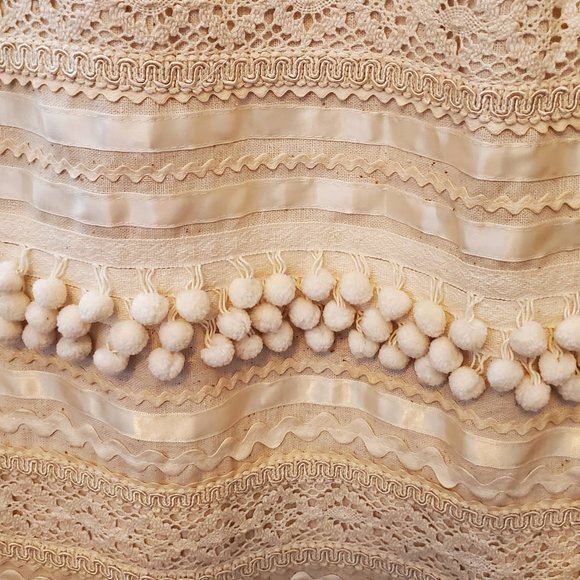 Vintage, maxi pom pom skirt - Picture 6 of 6